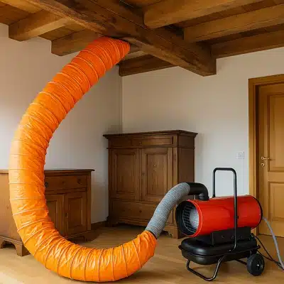 immagine trattamento ad aria calda per uccidere i tarli